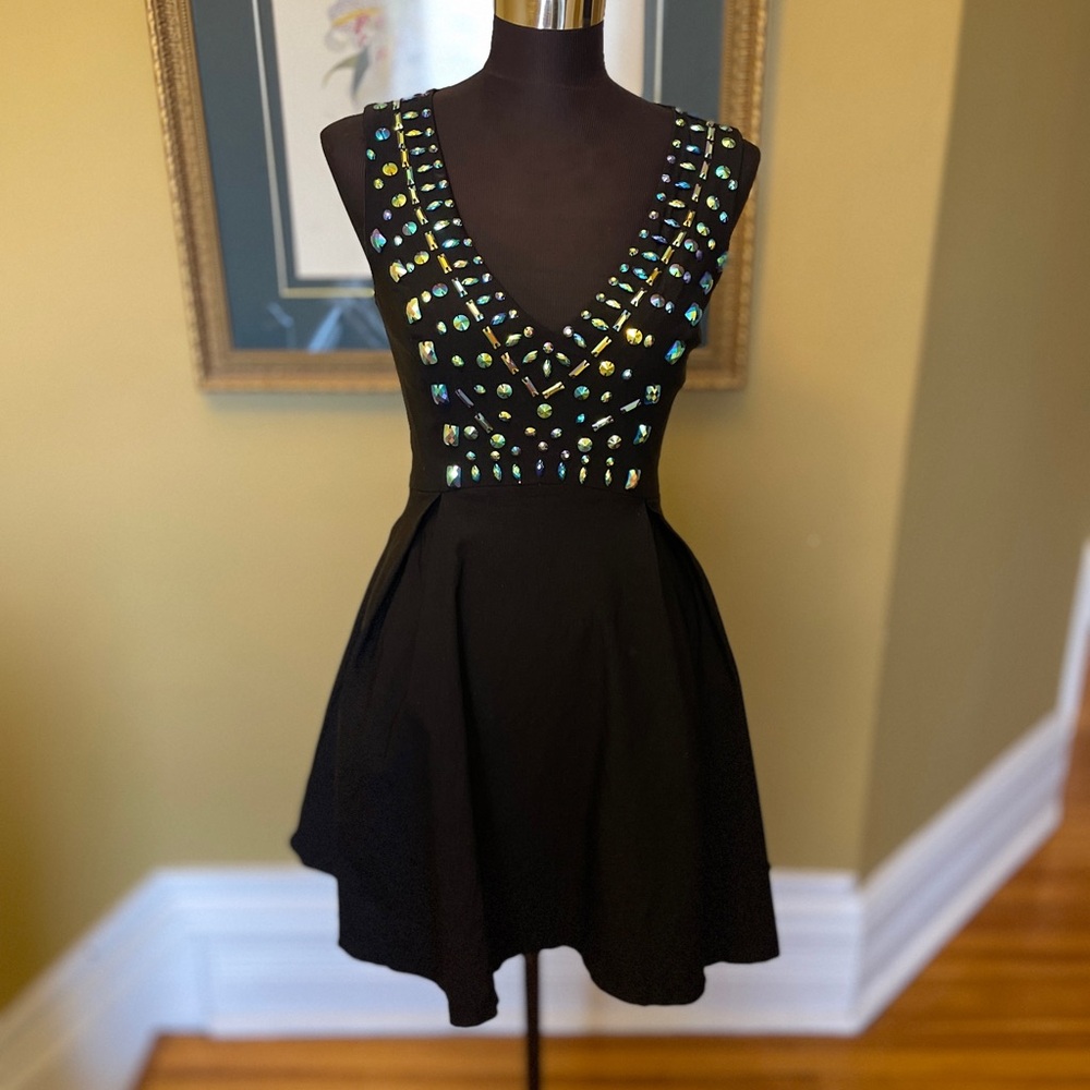 Black dress small Guess